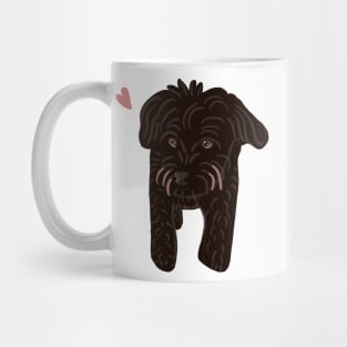 Black Poodle Mix Mug